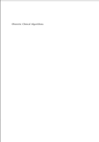 Image of Obstetric clinical algorithms (Ebook)